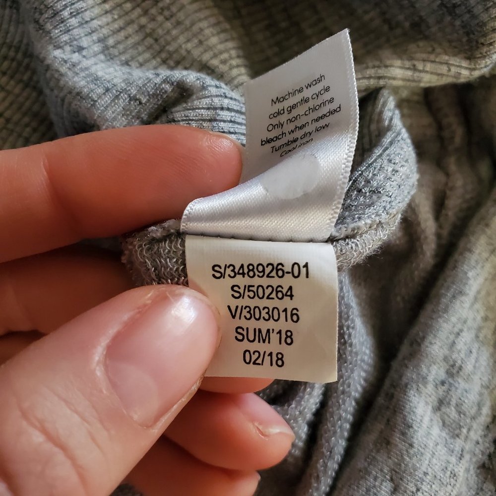 Athleta Coaster Luxe Cowl Neck Pullover Sweatshirt in Heather Gray Size XL - Picture 8 of 11